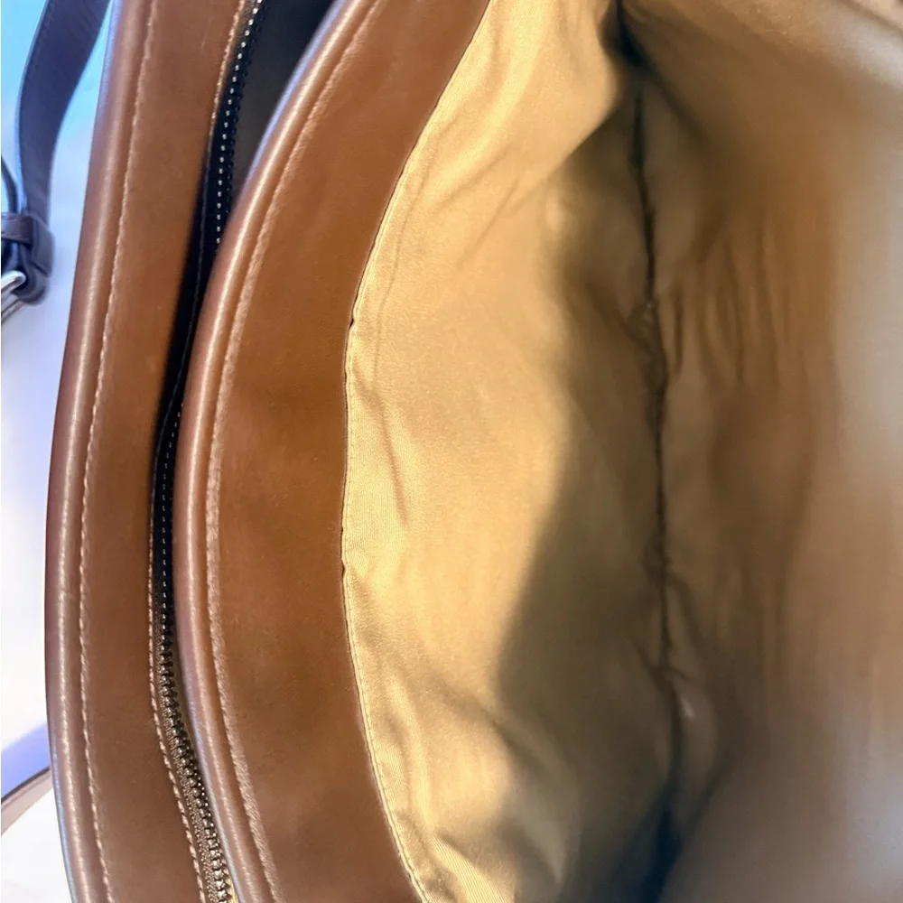 Coach Dark Brown Leather Men's Briefcase